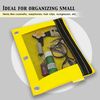 BAZIC Bright Color 3-Ring Pencil Pouch w/ Mesh Window