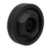 sourcing map 115mm Dia Plastic Replacement Parts Wheel Black for Air Compressor