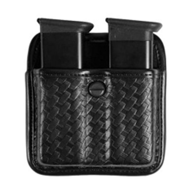 BIANCHI, 7922 AccuMold Elite Triple Threat II Magazine Pouch, Basket Black, Size 2