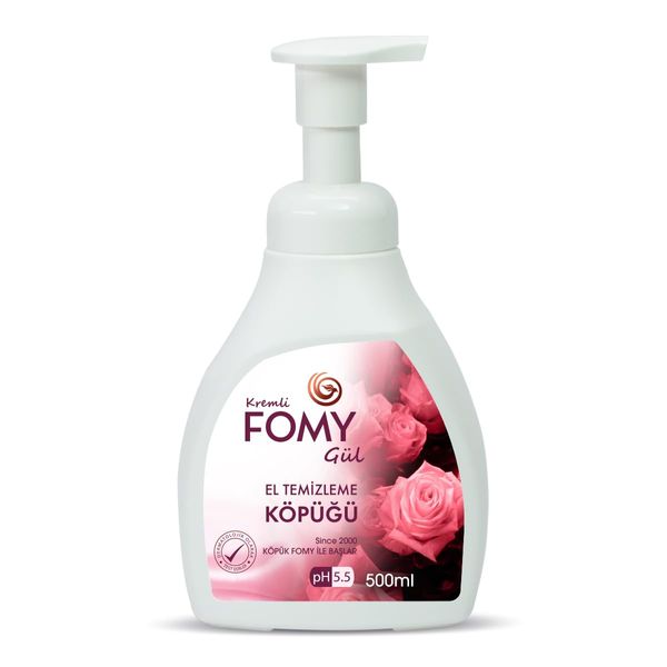 FOMY Gül Köpük Sabun El Yüz Vücut 500 ml