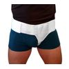 FlexaMed Left Side Inguinal Groin Hernia Truss with Compression Pad White - Large