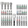 Original Einhell 34-Piece Bit Set (Screwdriver Bit Set, 18x Bit 25 mm, 11x Bit 50 mm, 3X Socket Spanner Insert, 1x Countersink, 1x Quick Change Bit Holder, Includes Storage Box)