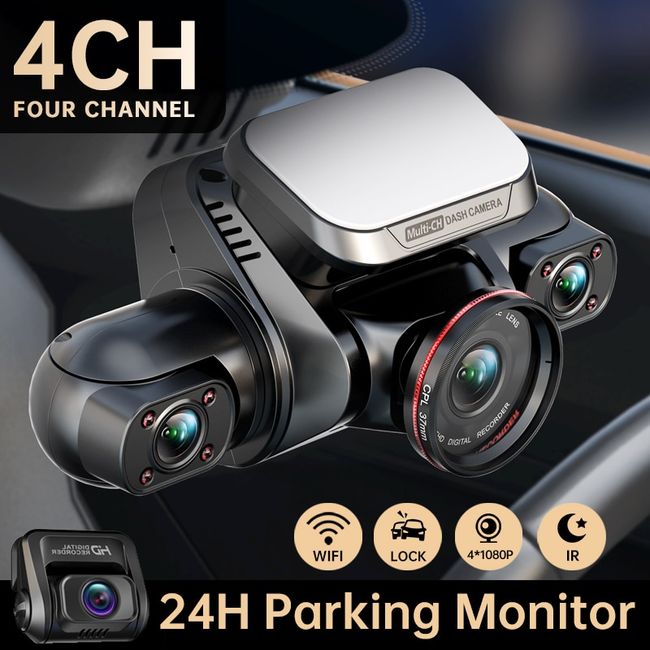 Mini 2K Vehicle Black Box Dash Cam / Parking Monitor Camera With 400W Sensor