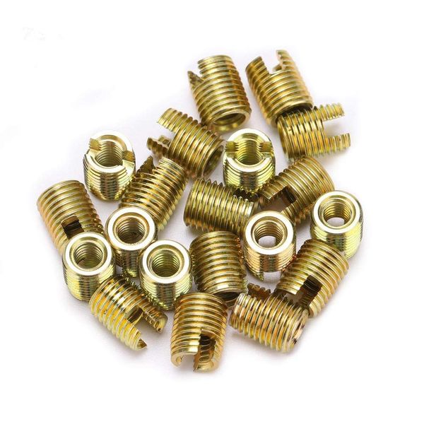 20Pcs 302 Carbon Steel Self-Tapping Thread Insert Screw Repairing Kit(Inner M12*1.75 Outer M16*1.5)