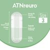 ATNreuro 3 Empty Vegan Capsules with 2 Micro Spoons