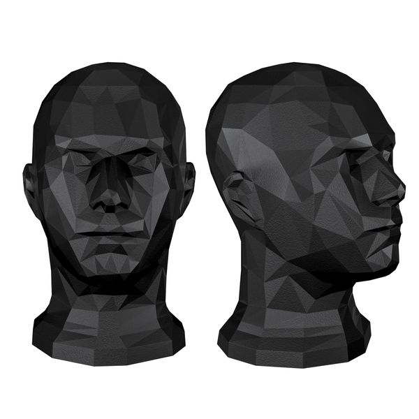 TESTAFIT Mannequin Head Mannequin Head Decoration for Helmets Hats Glasses Headphones. Head for VR Glasses Headphones. Decorative Display for Shop Window and Storage