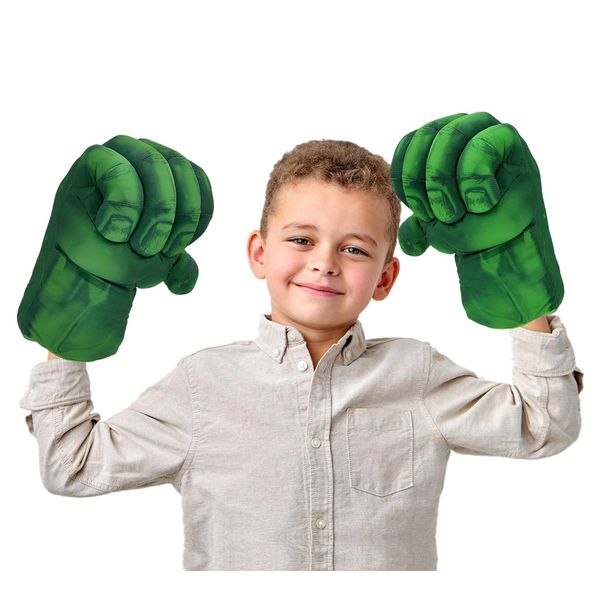 Kiapeak Superhero Gloves Cosplay, Costumes Gloves, Boxing Gloves,Superhero Toys Big Soft Plush Gloves Pair for Boys, Birthday,Gift