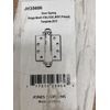 6” x 4 1/2” single spring action barrel door hinge (3) pack