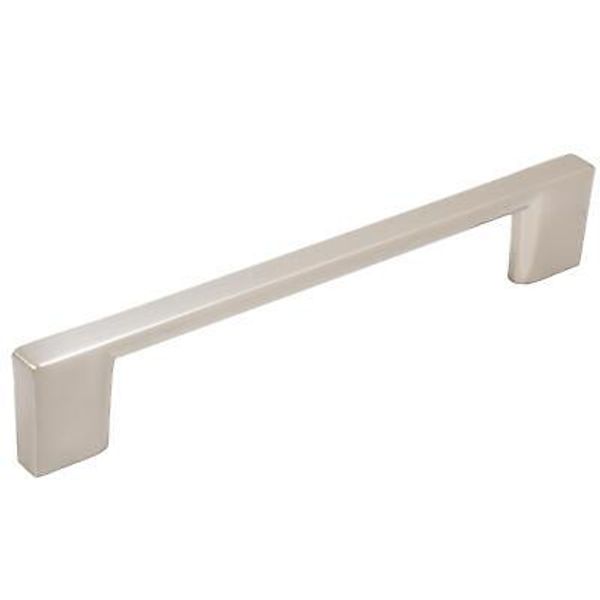 Jetstream Cabinet Pull, 128 Millimeters, Satin Nickel by Stone Harbor Hardware