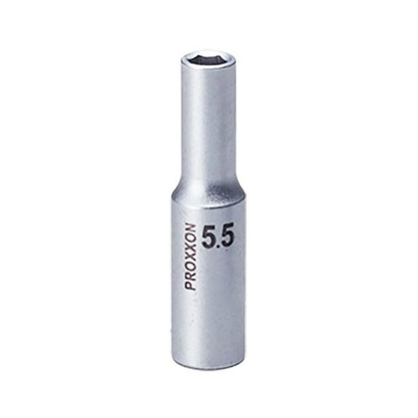 PROXXON No. 83770 Deep Socket 1/4" 0.2 inches (5.5 mm)