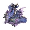 Tyrian Purple Dragon Blue Crystal Guardian 11cm High
