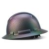 ACERPAL Full Brim Hard Hat OSHA Construction Work Approved Safety Helmet, Color Weave, Carbon Fiber Custom Design Hard Hats, Cascos De Construccion Hardhat Men Woman, 6PT Adjustable Ratchet Suspension