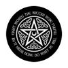 An It Harm None Do What Ye Will Pentacle With Celtic Knot PopSockets Swappable PopGrip