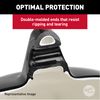 Taylor Made Super Gard Boat Fender, White (8.5" x 26") Double-Molded Ends, Ribbed Technology to Minimize Roll, Rubber Football Needle Inflation Valve, Marine-Grade Vinyl, 5/8" Eyelets - 950824
