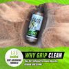 Grip Clean | Hand Cleaner for Auto Mechanics - Heavy Duty Pumice Soap, Dirt-Infused Hand Soap Absorbs Grease/Oil, Stains, Odors & More. All Natural Soap with Moisturizing Ingredients. Lime Scented for Men & Mechanics (Squeeze Bottle)