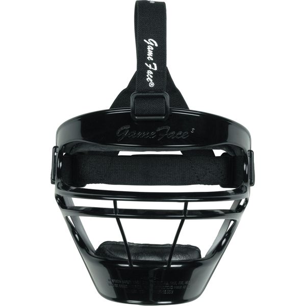 Markwort Game Face Sports Safety Mask, Black, Medium