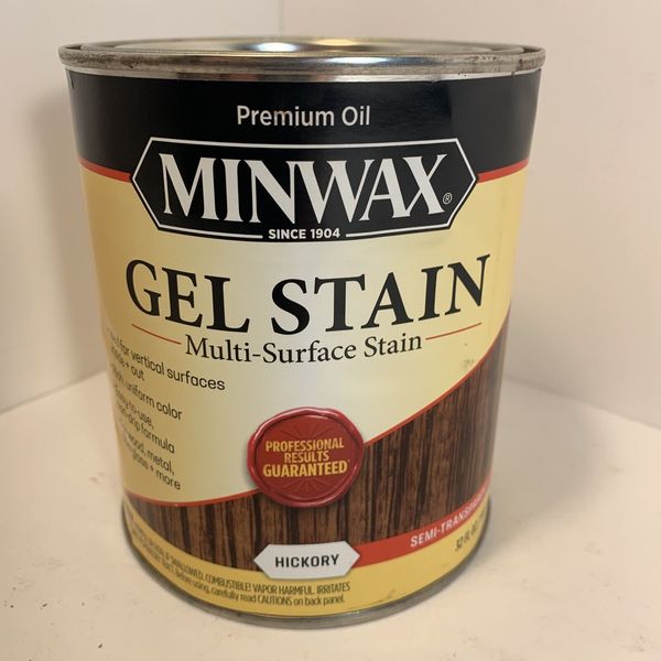 Minwax Gel Stain for Interior Wood Surfaces Quart Hickory