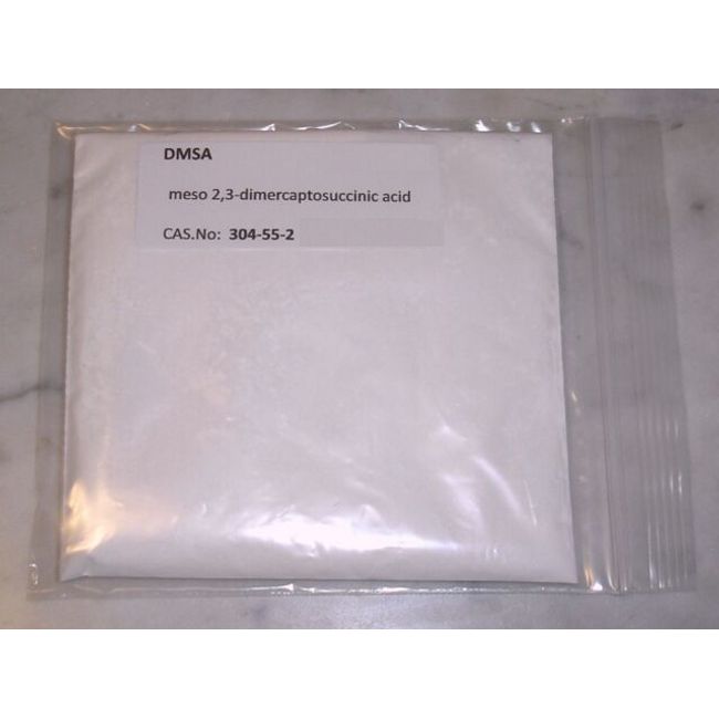 DMSA Powder 5grams, Mercury, Lead, Heavy Metal Chelation Detox