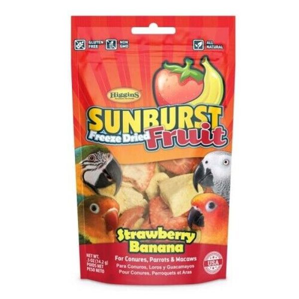 Higgins Sunburst Freeze Dried Fruit Strawberry Banana  .5 Oz By Higgins