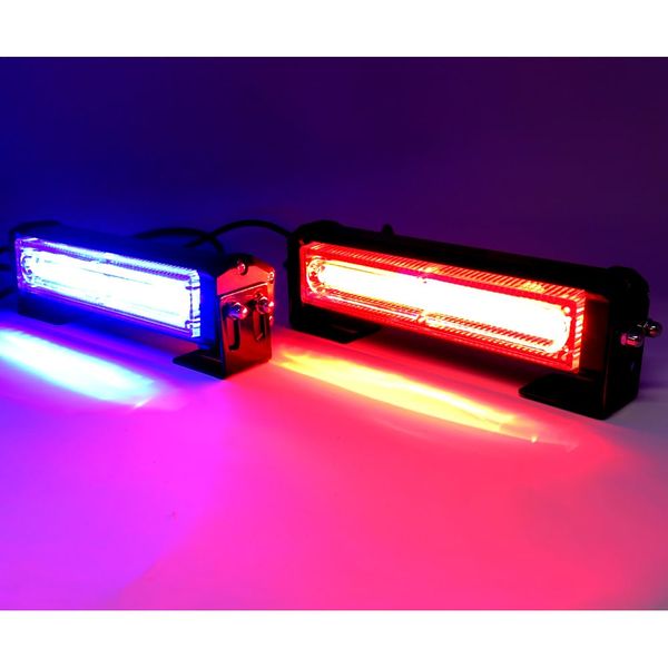 ALTEED/Altide 2-unit interlocking LED Flashlight, Various Illumination Pattern, High Brightness COB LED, Compatible with 12V and 24V, Red and Blue Light