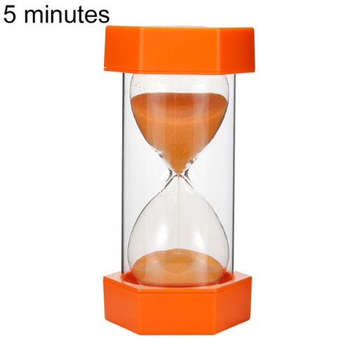 jiashemeng Sand Timer, Hourglass Sandglass Sand Clock Timer 5/10/15/20/30min Hourglass, Kitchen Timer Child Game Toy Random Color 5 Minutes