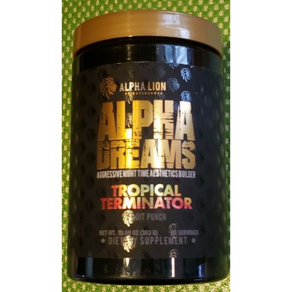 ALPHA LION - ALPHA DREAMS - Tropical Terminator - Fruit Punch - 30 Serv - 9/2025