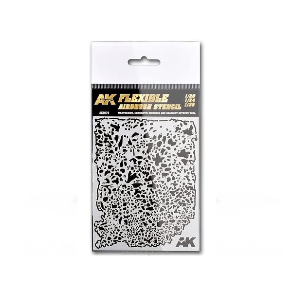 AK Interactive - Flexible Air Brush Stencil (1/20 1/24 1/35)
