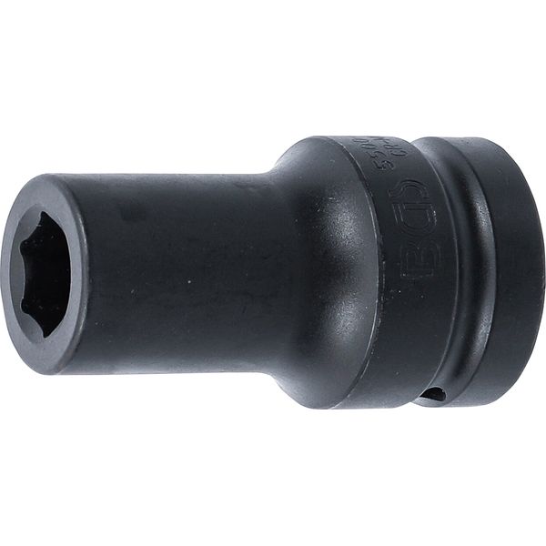 BGS 5500-19 | Impact Socket Hexagon, deep | 25 mm (1") Drive | 19 mm