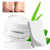 LANBENA Blackhead Mask with 60 pcs Strips, Blackhead Remover Peel pff Mask, Nose Plants Pore Cleanser Purifying Face Mask(1.05oz/30g)