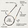 KnitPro J’Adore Cubics Fixed Circular Needles 16" (40cm) | 3.00mm