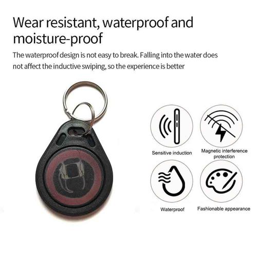 20 PCS 13.56 MHz UID Writable Rewritable Clone IC Smart Key Fobs, Compatible with MIFARE Classic 1K, RFID Blank Tag for Access Control Key Tag Rewritable (20 PCS)