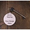 Gift Insanity MARCH 3RD REMINDER PURPLE FLOWER Small 45mm Keyring