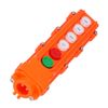 Crane Pendant Button Switch, Rainproof Controller Hoist Remote Control Station Up-Down Switch Push Button Switch 6 Ways COB‑62A 220V/500V