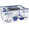 Pots and Pans 12 Piece Set, Ceramic Nonstick Induction Ready Cookware Kitchen Se