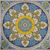 Tile Mural Rare Ceiling Panel Mosaic Drawing Multicolored Pattern A453 Kitchen Bathroom Wall Backsplash Behind Stove Range Sink Splashback One Tile 8" Ceramic, Matte