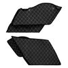 HDBUBALUS 5'' Stretched Saddlebag Liners Inserts White Thread Compatible with Harley 2014-2023 1 Pair