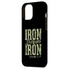 iPhone 15 Plus Iron Sharpens Iron Proverbs 27 17 Christian Bible Quote Case