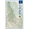 Idaho State Physical Map - 16.5 x 26.9 Inches - Paper Laminated