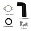 1.5inch Garbage Disposal Drain Elbow, Garbage Disposal Drain Elbow Replacement Kit (Black)
