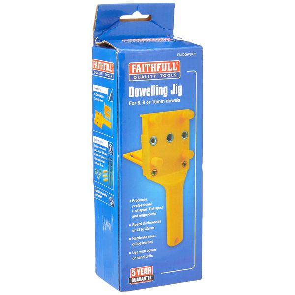 Faithfull Woodworking Dowel Jig for 6,8 & 10mm