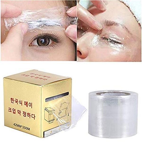 BeautyU&Me Disposable Tattoo Accessory Film Clear Plastic Wrap for Eye Brow Lip Permanent Makeup Cover Tape