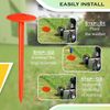 FEBTECH-SepticTank Marker for Property line Markers-2.7"x10" Pack of 10+1 Hammer