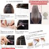 Paruks Seal Extensions, 100% Human Hair Extensions, Seal, Blonde, Wig, Hair Extensions, Inner Color, 11.8 Inches (30 cm), Set of 10