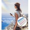 SietDESEO 4 Pack Toothbrush Travel Case, Portable Breathable Toothbrush Holder for Travel Business Camping School Toothbrush Case