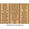 Organizer Labels for Wood Tool Drawers & Cabinets - Master Woodworker 10 PC Set