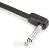 Ernie Ball Web Title: Flex Patch Cable - 12 inches, Black, 3-pack
