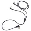 KAUMO Air Conditioning Fan USB Cable DC (3.8/1.4mm) x 2 UV Resistant Soft Cable