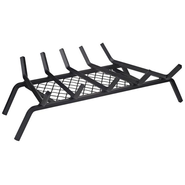 Simple Spaces LTFG-W23 Fireplace Grate With Ember Retainer, 23"