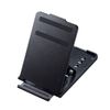 Sanwa Supply PDA-STN33BK Smartphone/Tablet Stand, Foldable, Thin & Mobile, 5 Adjustable Angles, Black