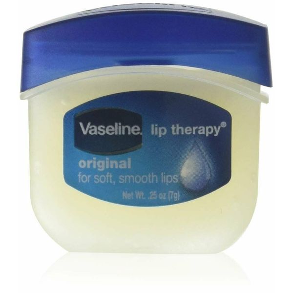 Vaseline Lip Therapy Petroleum Jelly Soft & Smooth Lips Original 0.25oz 2 Pack